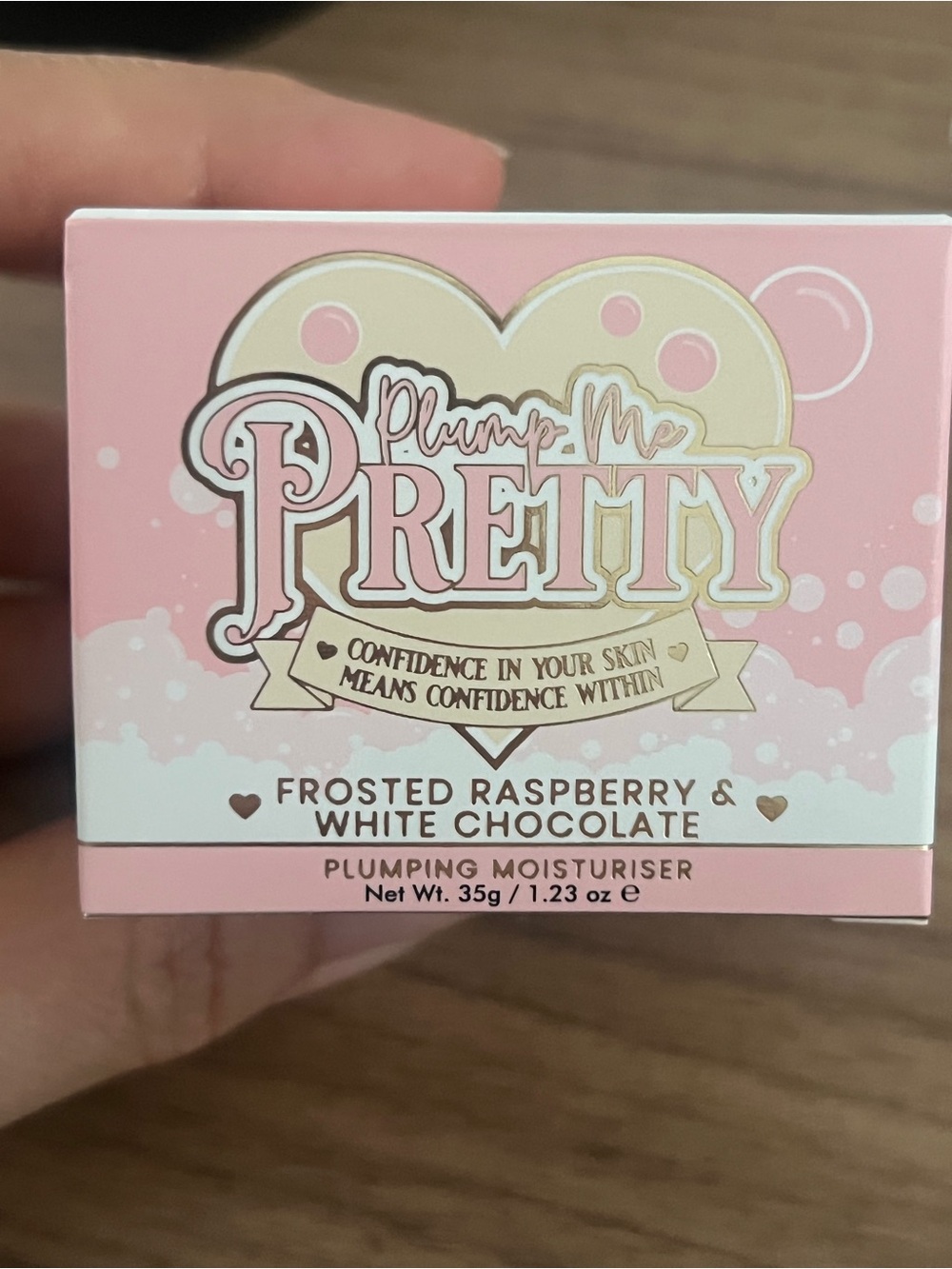 PLouise Plump Me Pretty Frosted Raspberry & White Chocolate Moisturiser